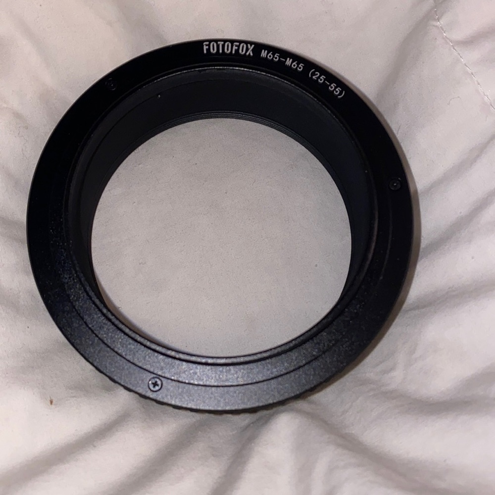 M65 to M65 Adjustable Focusing Helicoid Adapter